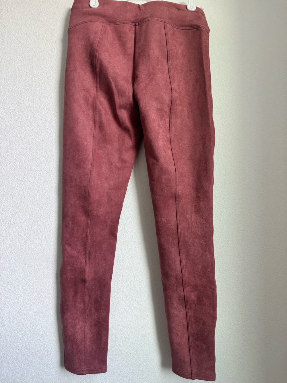 SPANX Faux SuedeHigh-Waist Leggings in Dusty Rose NWT - Picture 9 of 9